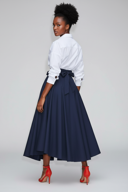 Jupe Longue Femme Avec Ceinture