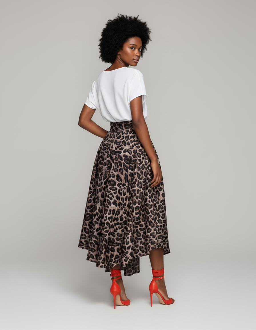 Jupe Longue Fendu Devant