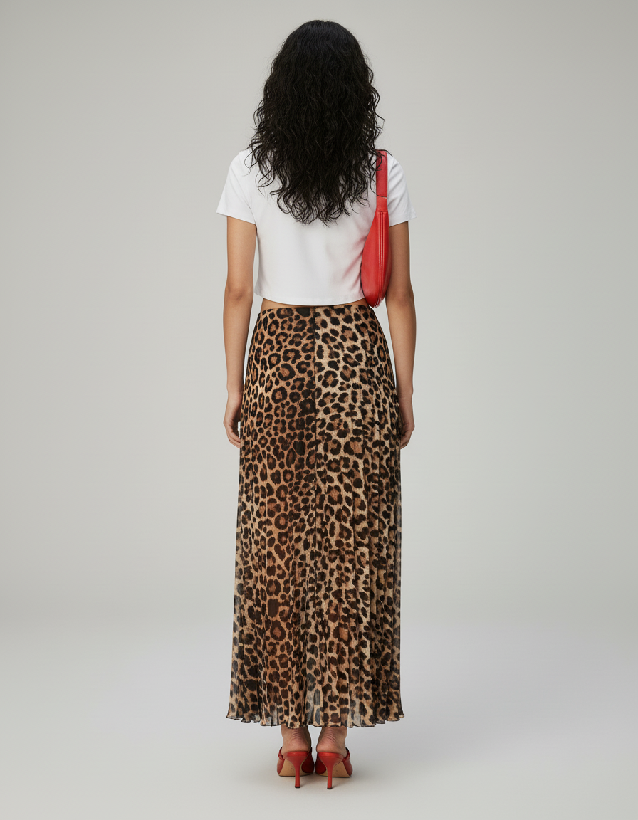 Jupe Longue Voile Transparent