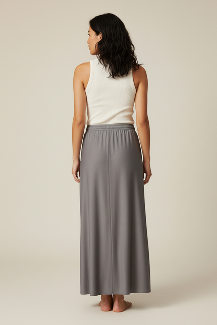 Jupe Longue Unie Fluide