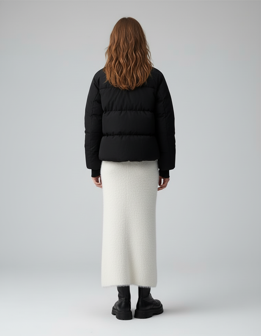 Jupe Longue Laine Blanche