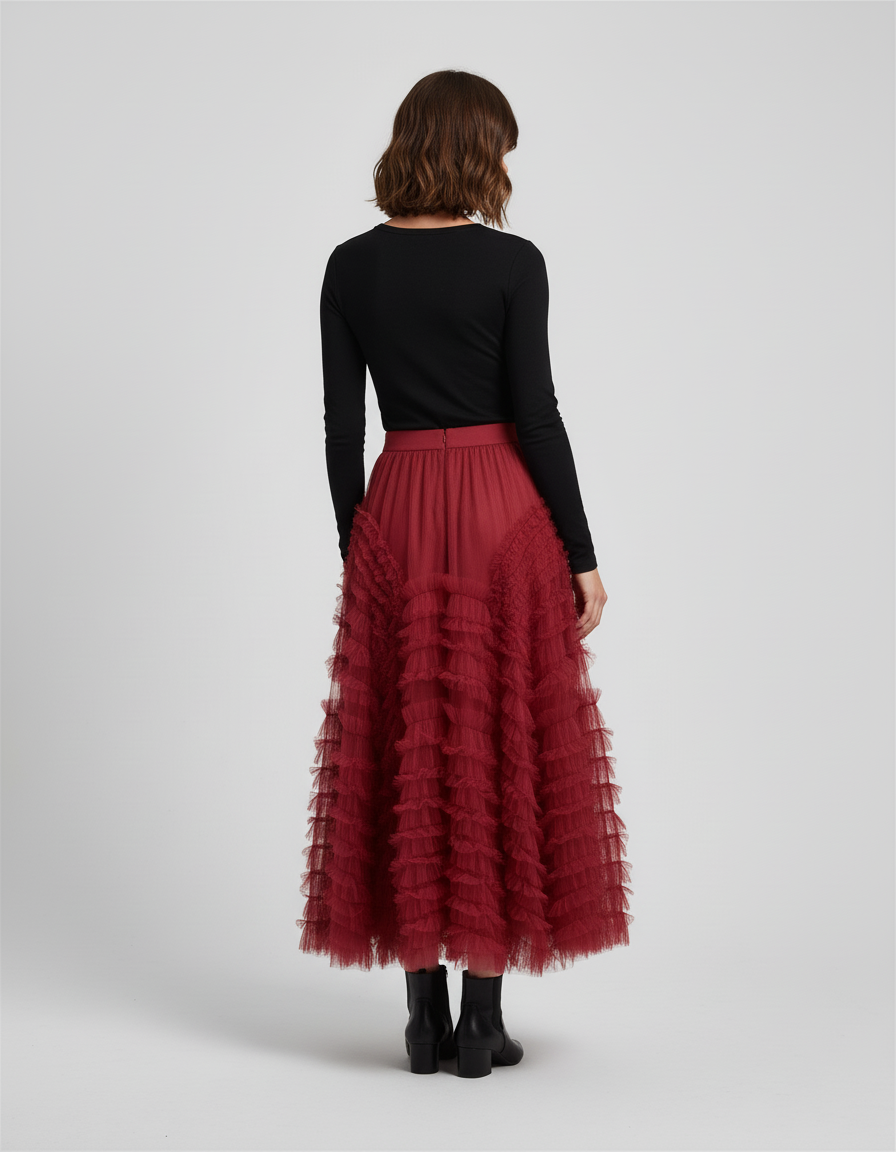 Jupe Longue Bordeaux Mariage