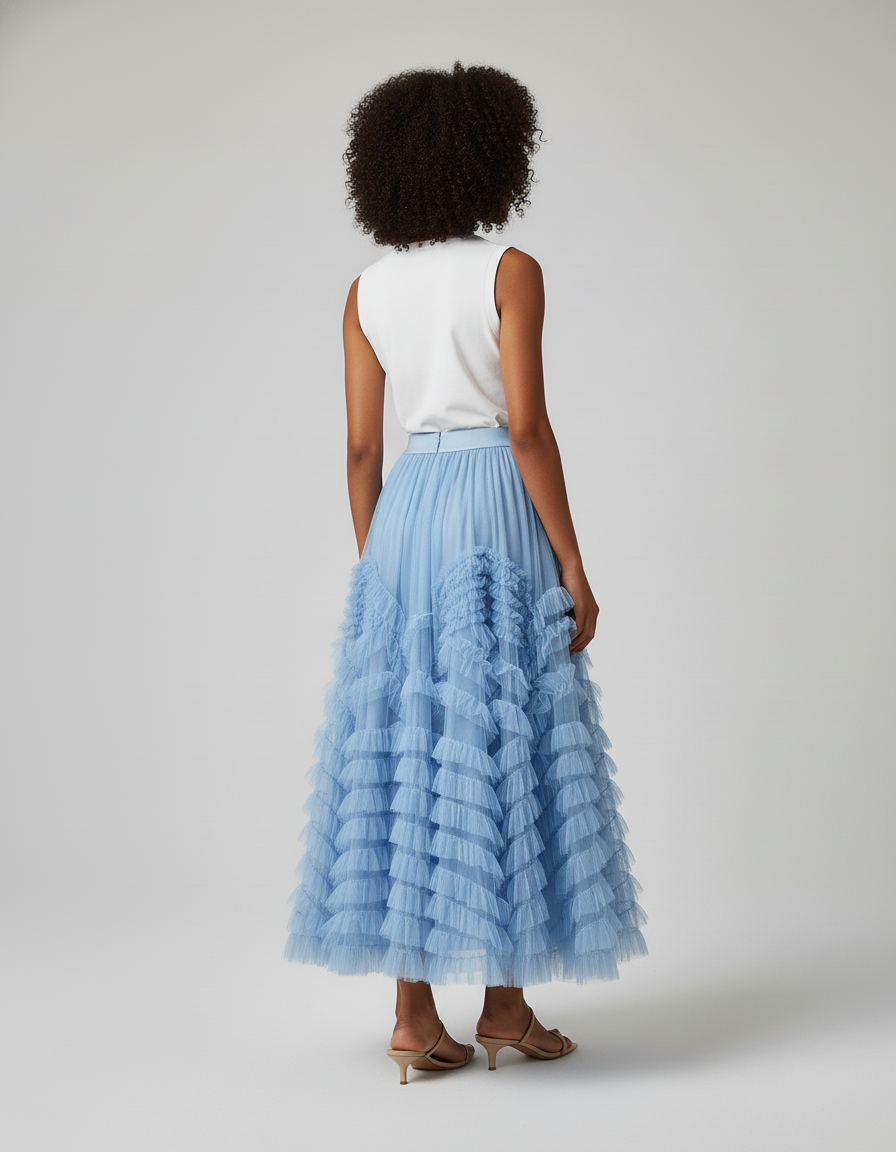 Jupe Longue Gonflante