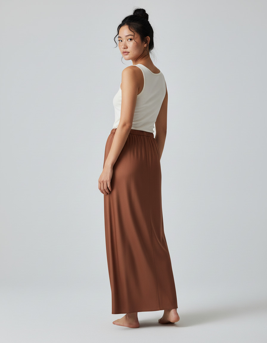 Jupe Longue Camel