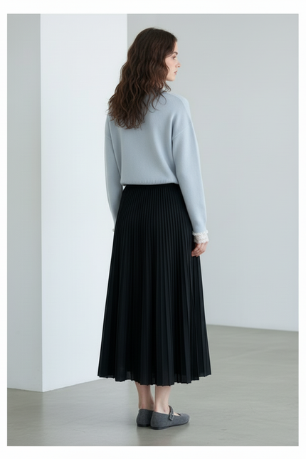 Jupe Longue Noir Hiver