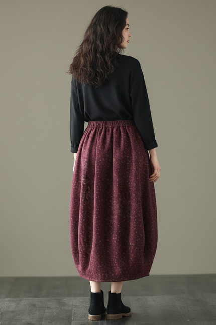 Jupe Longue En Coton Femme