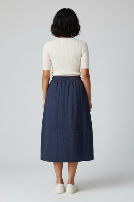 Jupe Longue Molleton Femme