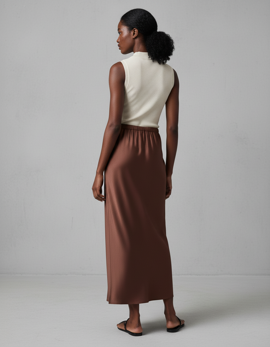 Jupe Longue Femme Taille Haute