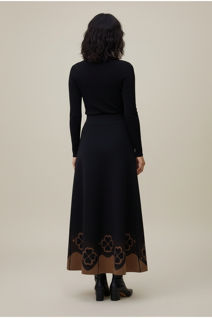 Jupe Longue Maille Laine