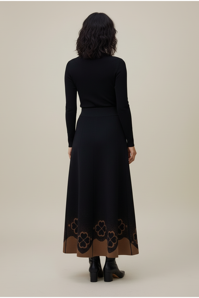 Jupe Longue Maille Laine