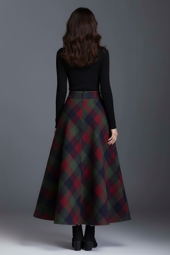 Jupe Longue En Tweed