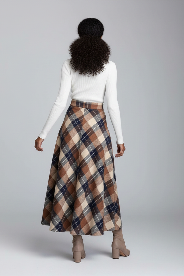 Jupe Longue Laine Bouillie