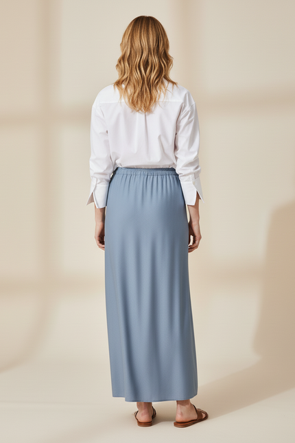 Jupe Longue Fluide Droite