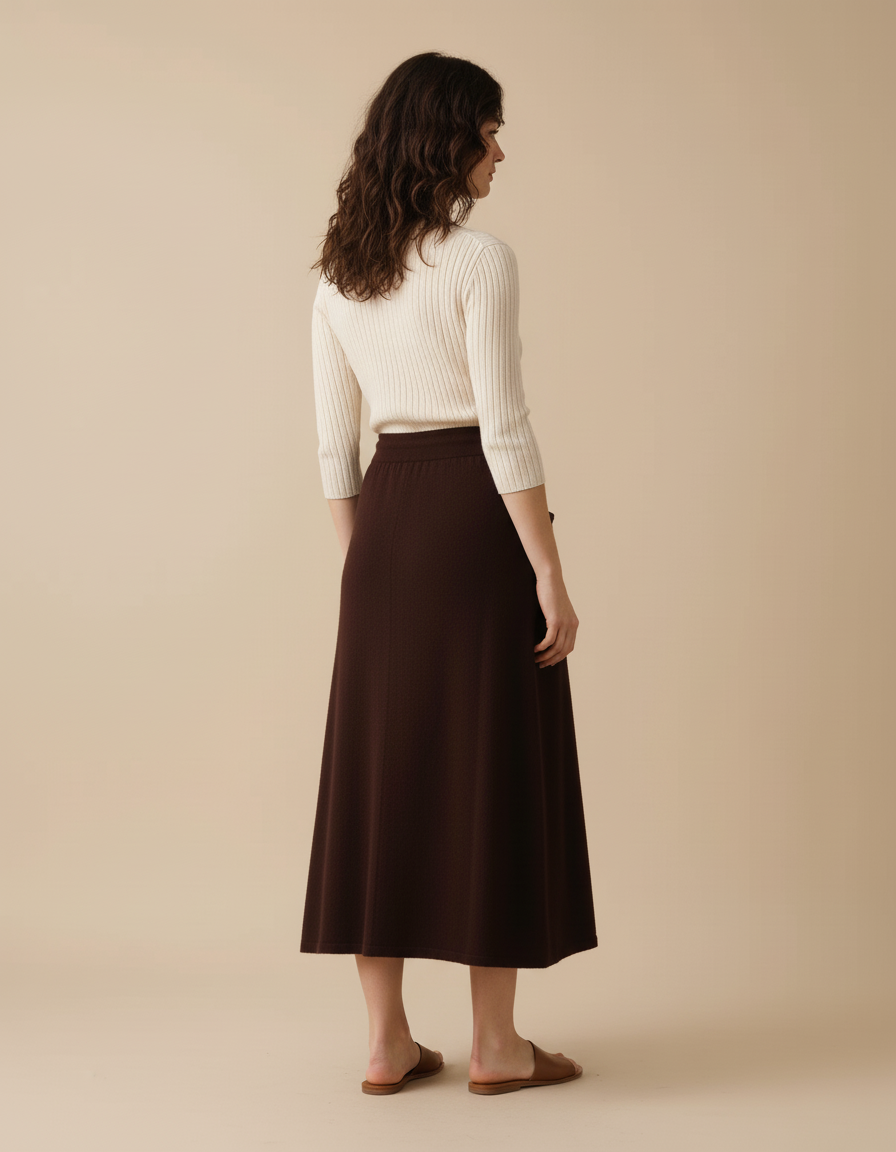 Jupe Longue Cachemire