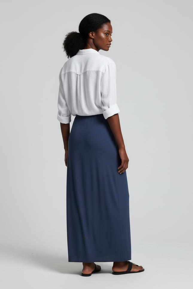 Jupe Longue Bleu Foncé