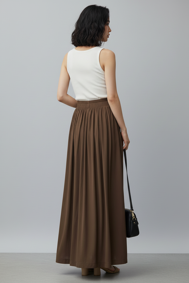 Jupe Maxi Longue Taille Haute