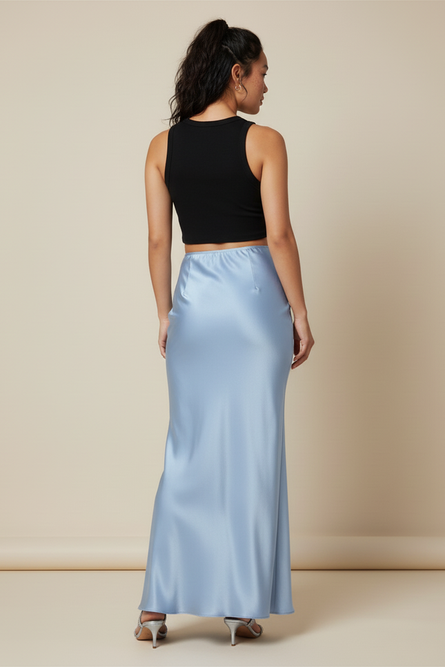 Jupe Longue Taille Haute Soirée