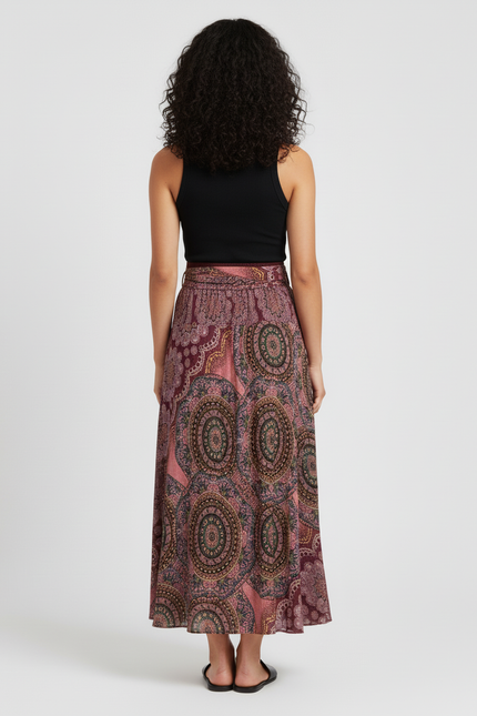 Jupe Longue Imprimé Cachemire