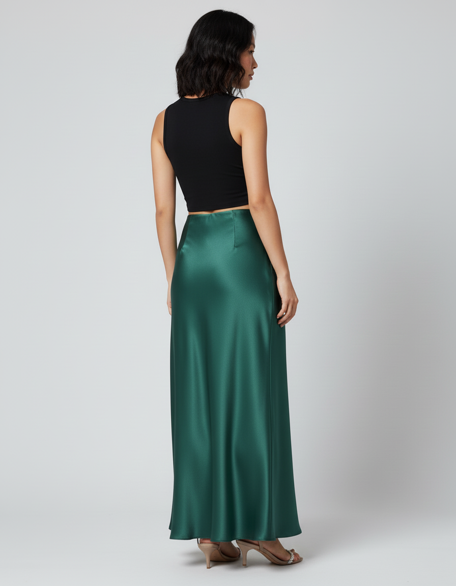 Jupe Longue Vert Émeraude