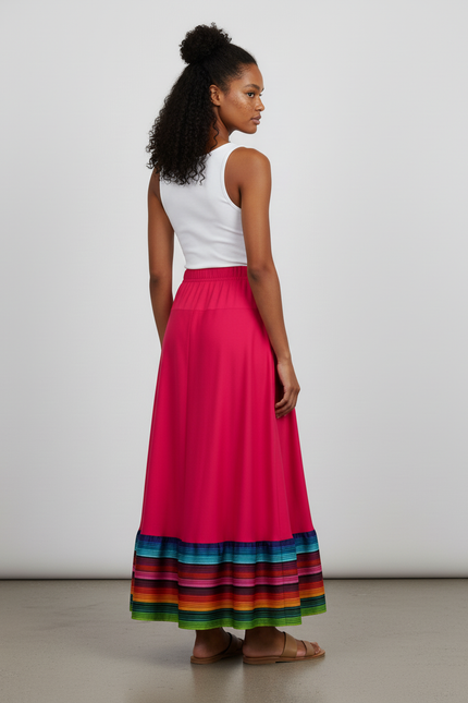 Jupe Longue Framboise