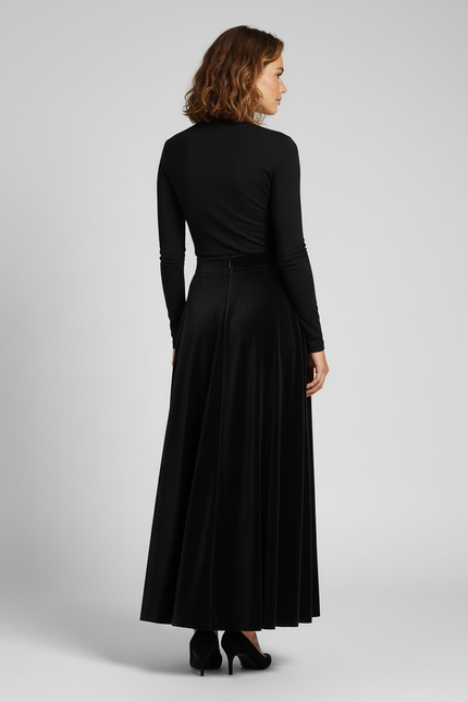 Jupe Longue Velours Grande Taille