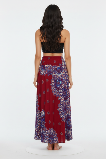 Jupe Longue Motif Cachemire