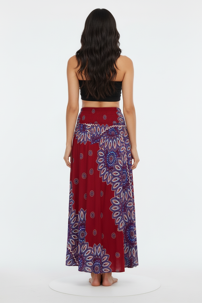 Jupe Longue Motif Cachemire