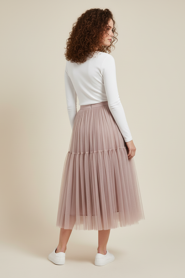 Jupe Longue Tulle Demoiselle D'Honneur