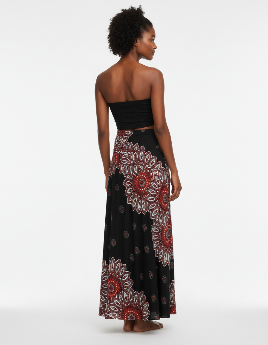 Jupe Longue Boheme Noire