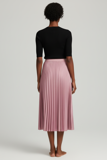 Jupe Accordéon Longue