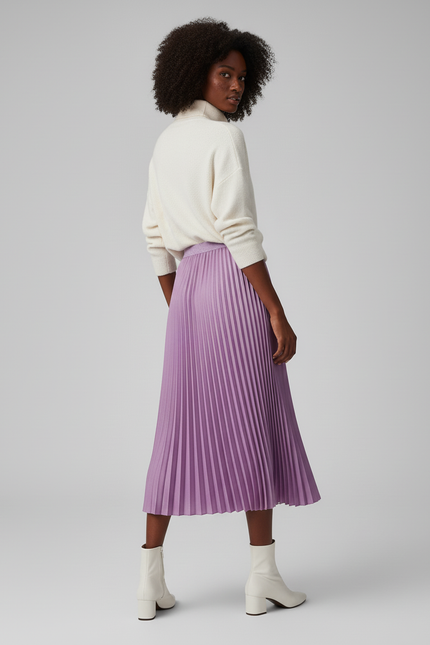 Jupe Longue Plissée Soirée