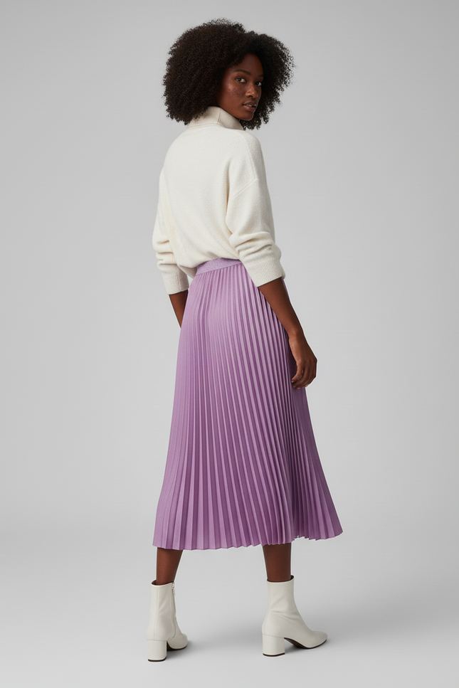 Jupe Longue Plissée Soirée