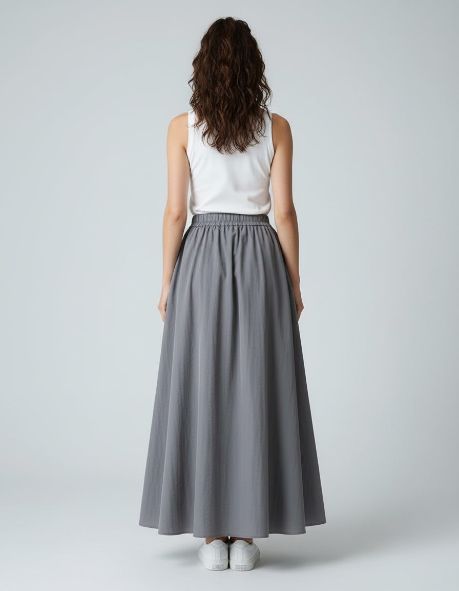 Jupe Longue Elastique Femme