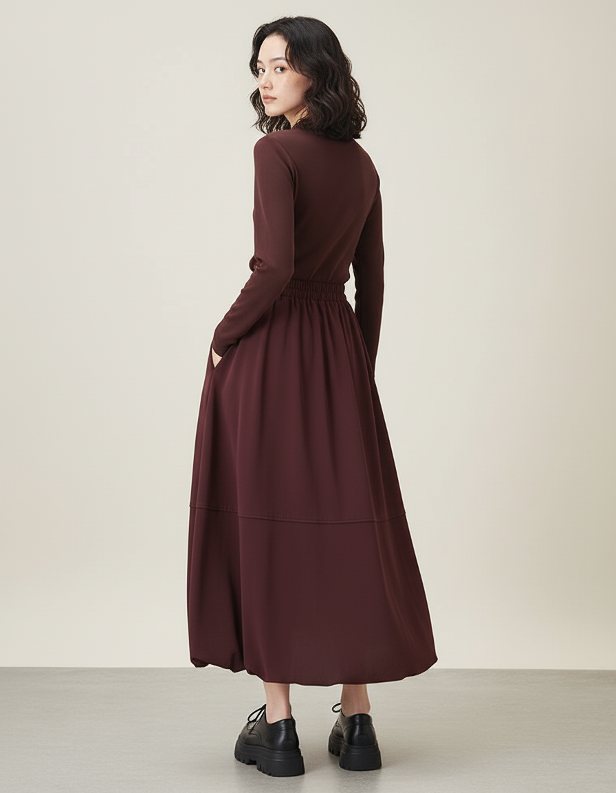 Jupe Longue À Panneaux