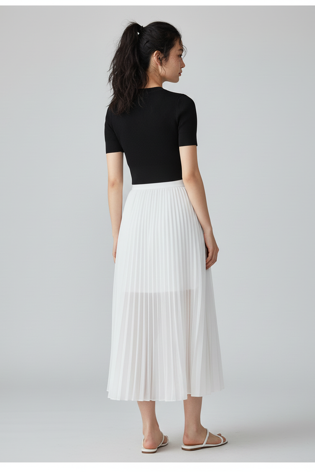 Jupe Longue Transparente Avec Short