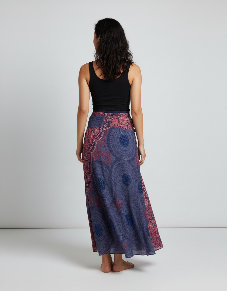 Jupe Longue Multicolore