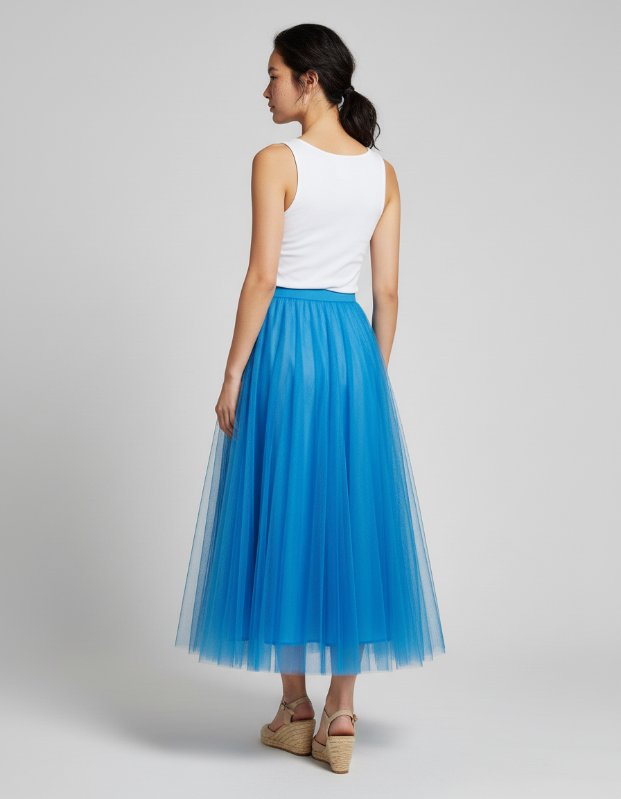 Jupe Longue Tulle Grande Taille