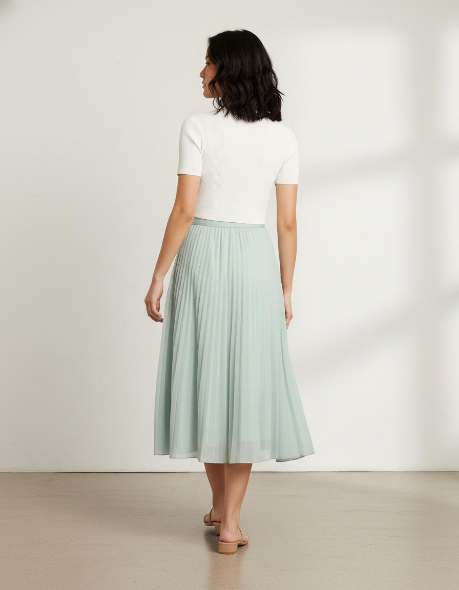 Jupe Longue Vert Menthe