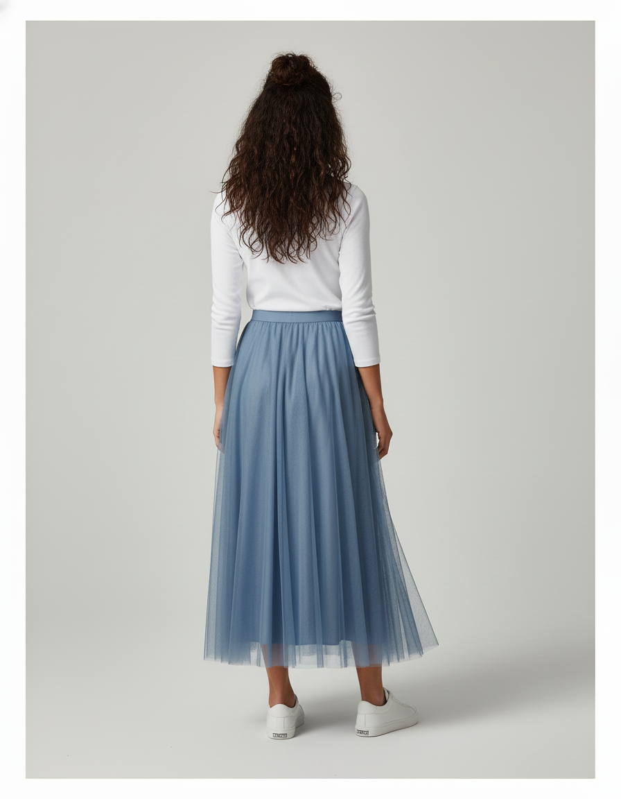 Jupe Longue Polyester