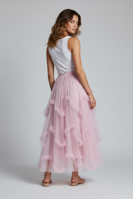 Jupe Longue Romantique