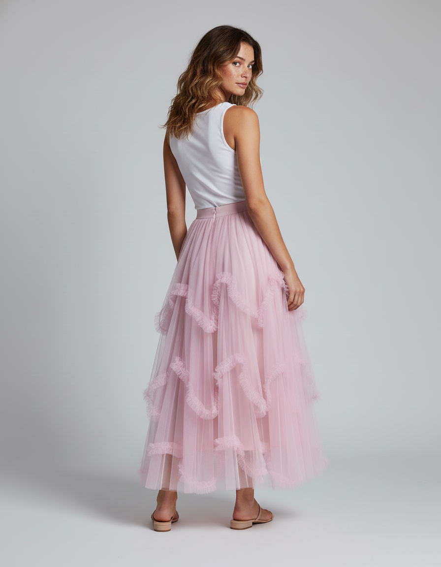 Jupe Longue Romantique