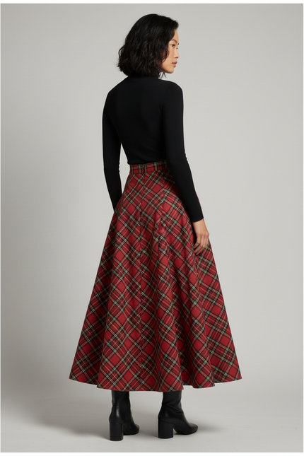 Jupe Longue Kilt Femme
