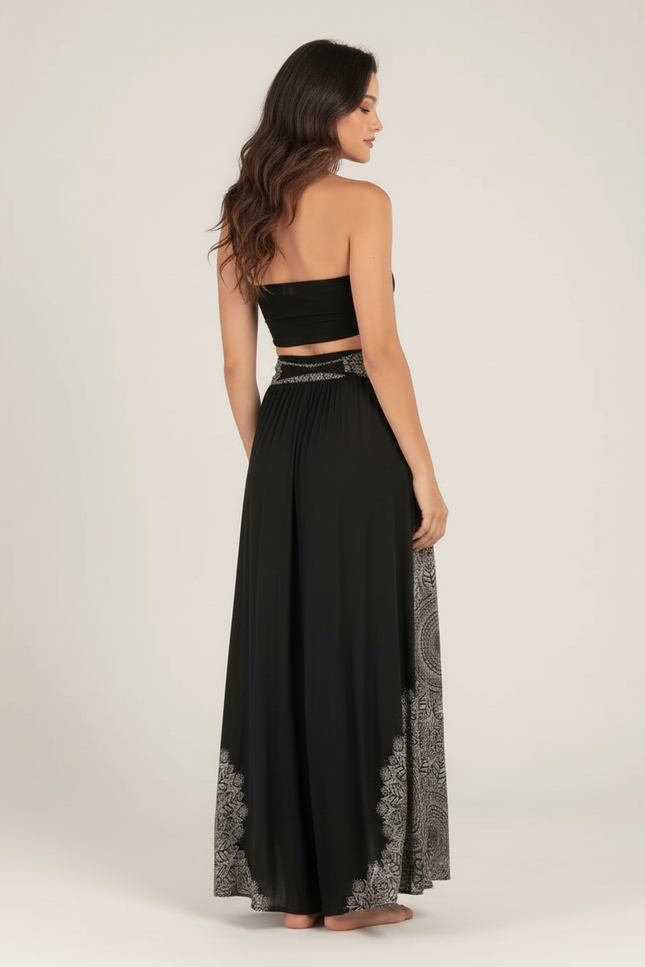 Jupe Longue Noire Boheme