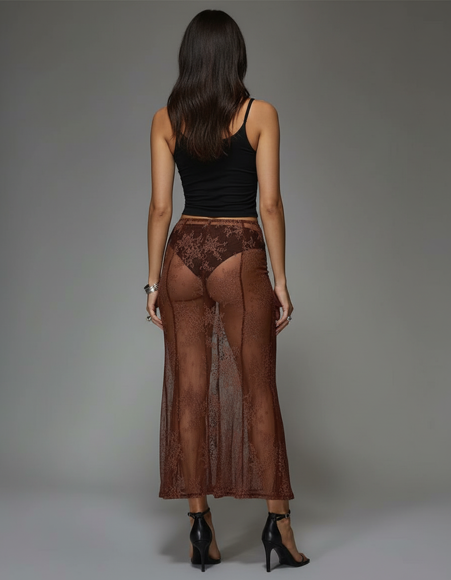 Jupe.Longue Dentelle