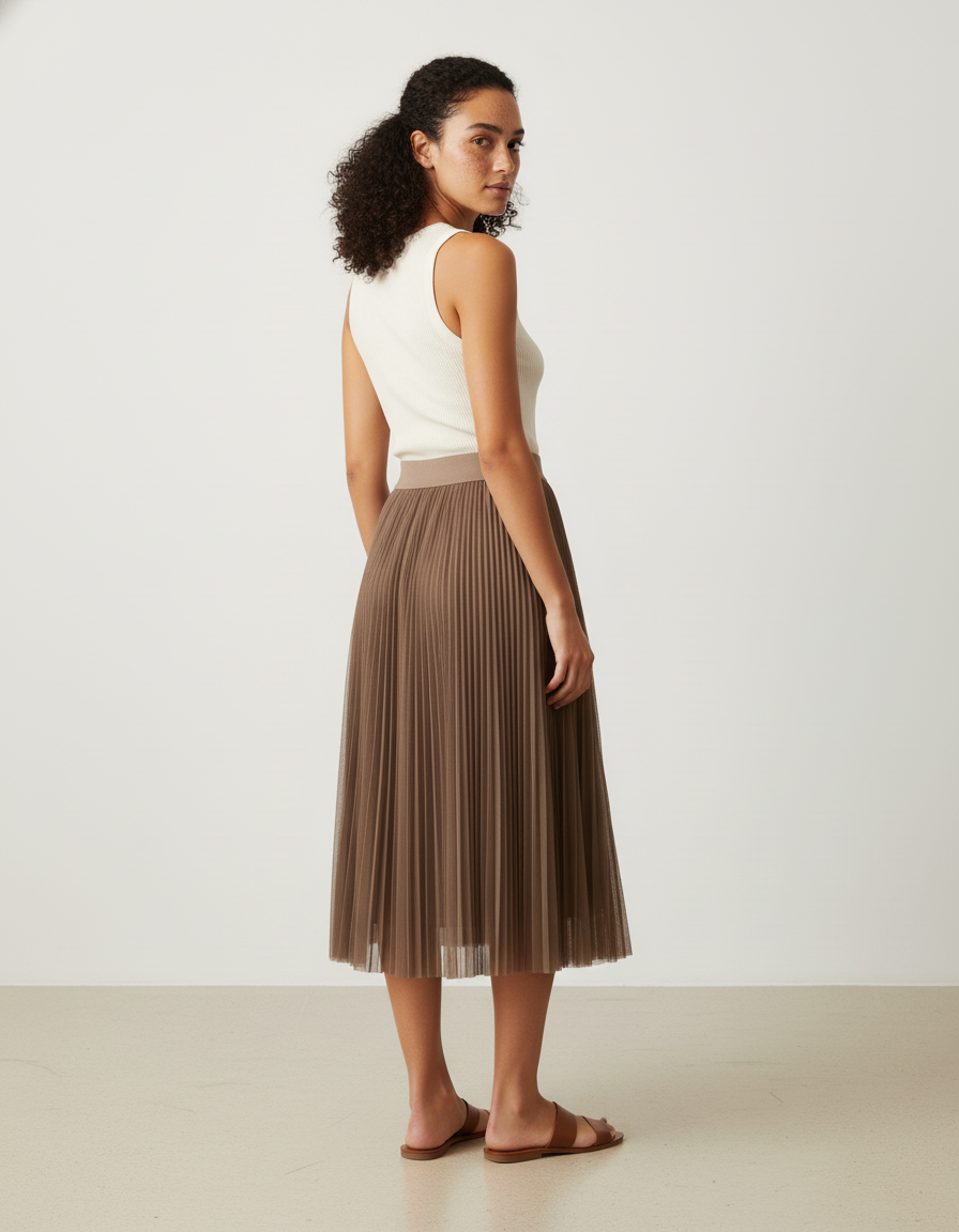 Jupe Longue Plissée Petite