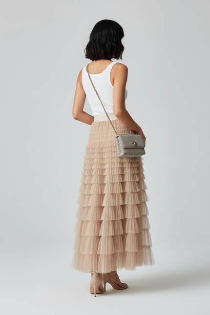 Jupe Longue Taille Haute Mariage