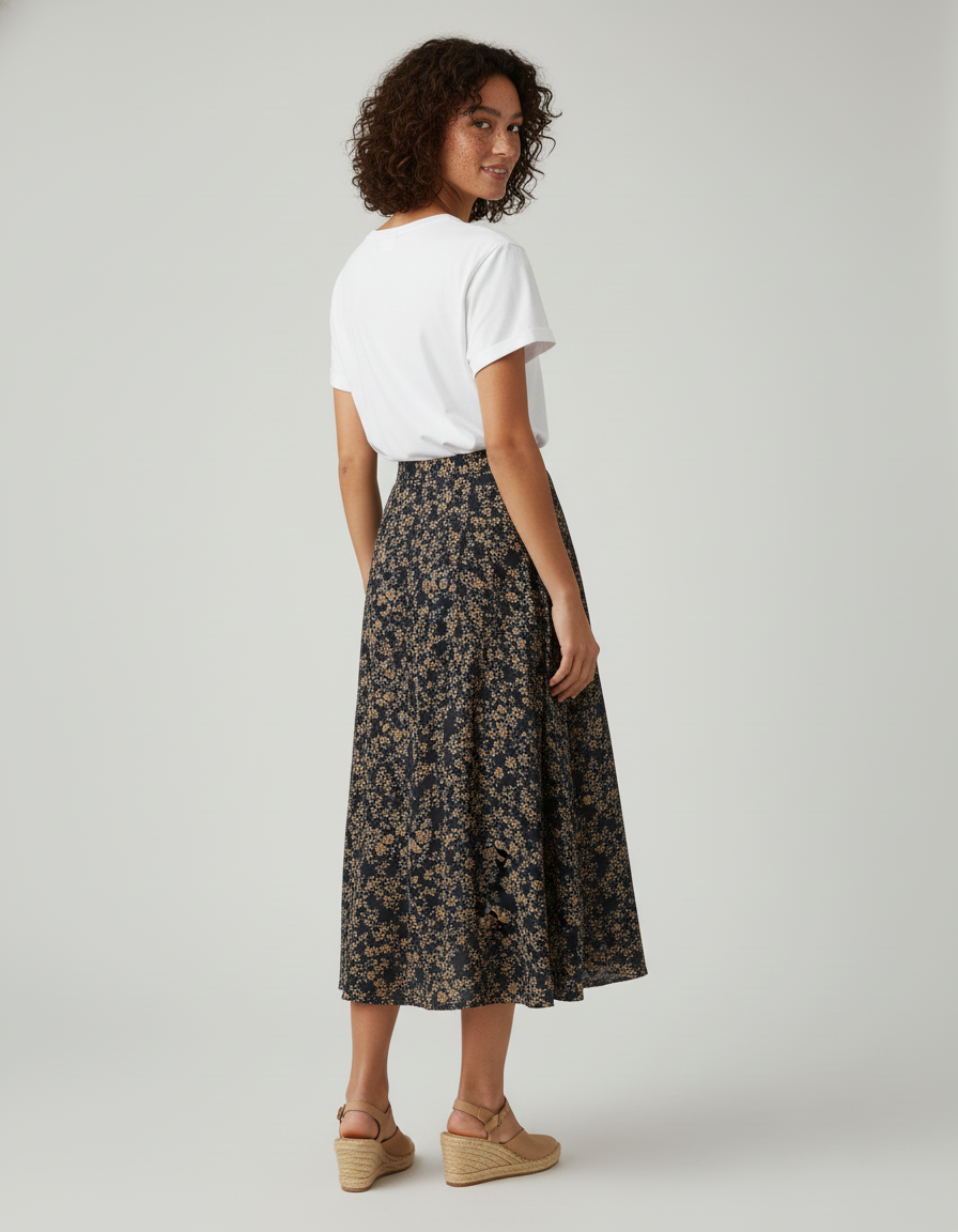 Jupe Longue Florale Vintage Bohème