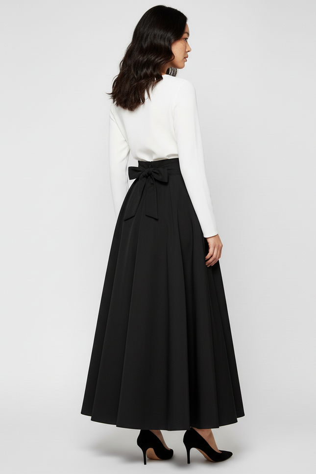 Jupe Longue Noire Portefeuille