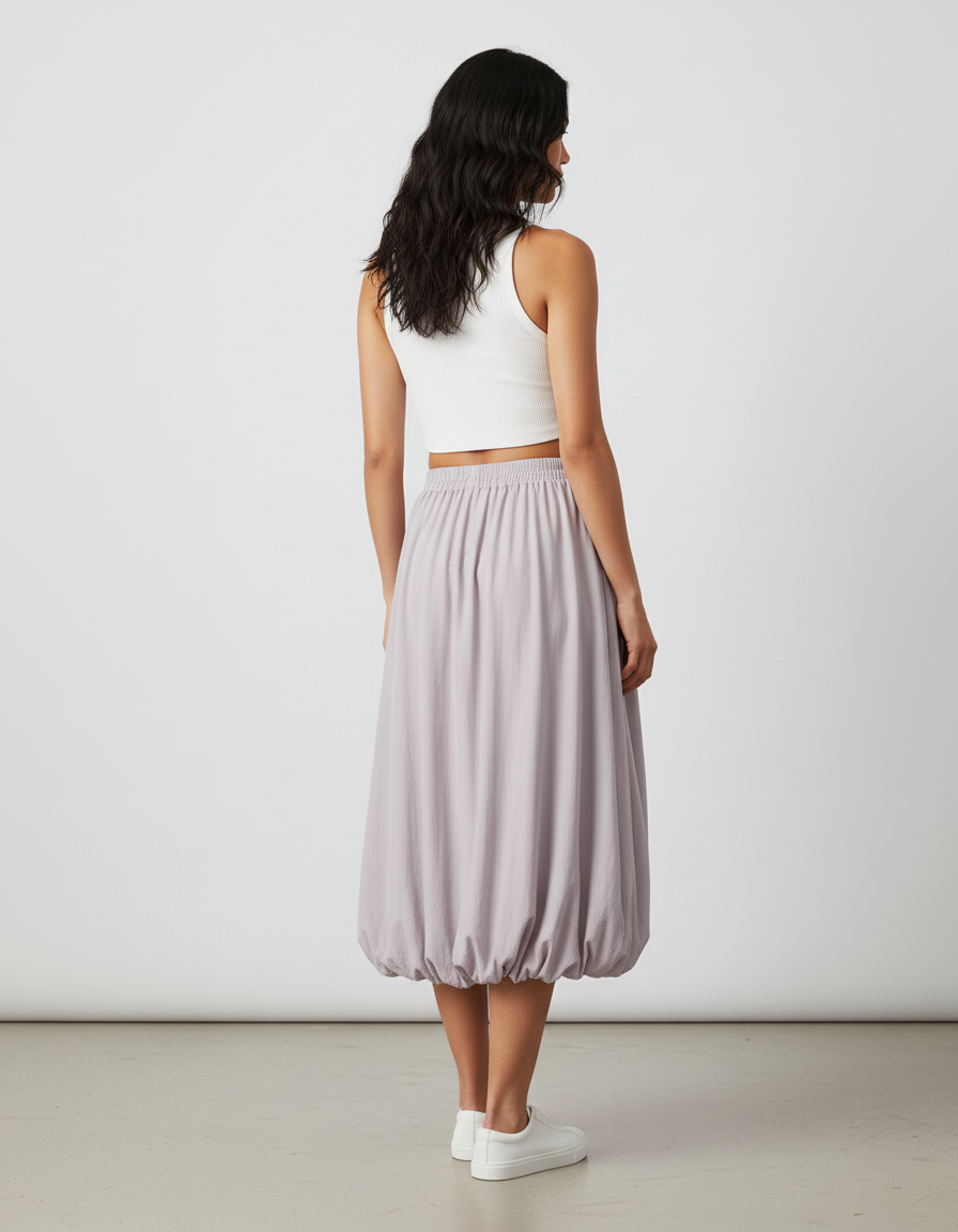 Jupe Longue Mi Mollet