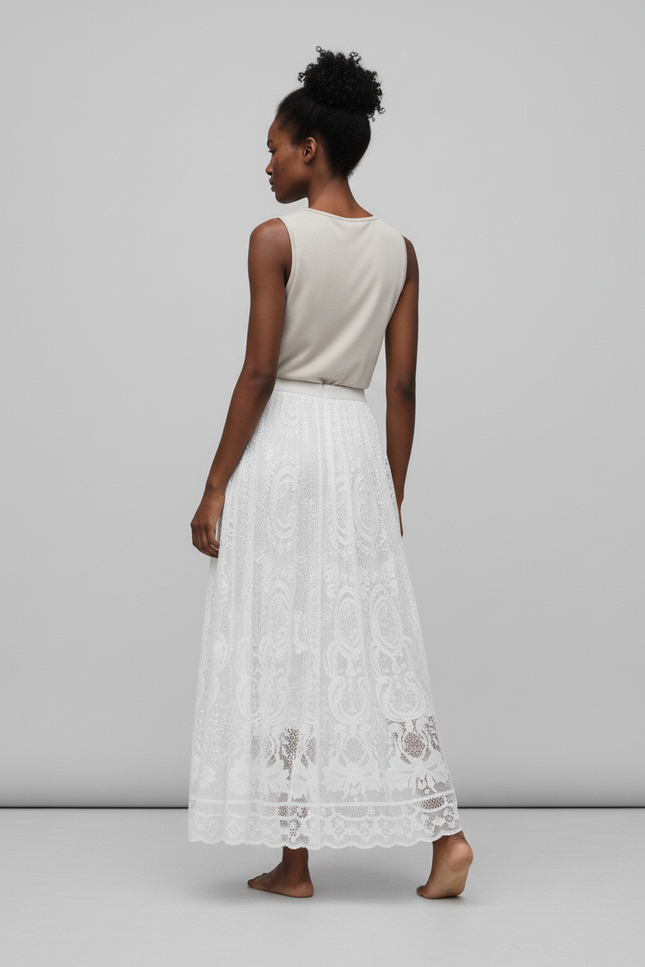 Jupe Longue Femme Dentelle
